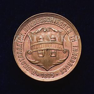 AE medaile - II. Rakouské spolkové střelby Insbruck 1885, A. NORZ