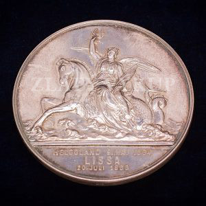 AR medaile 1866-RR-Vítězství nad Dány u Helgolandu a nad Italy u Lissa
